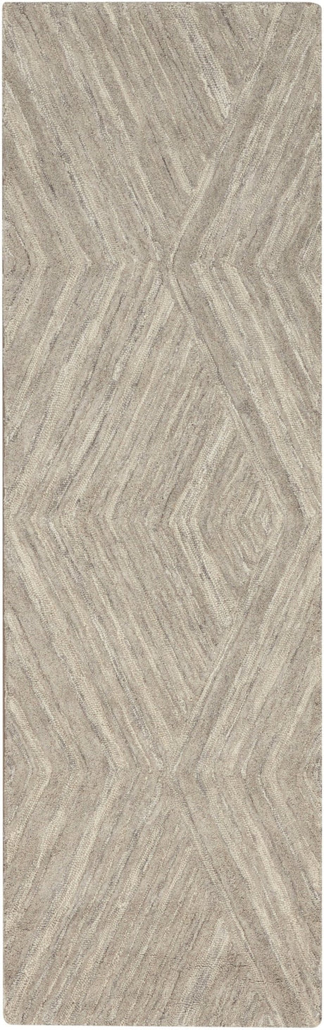 Nourison Graceful Gru03 Grey Rug - Nourison - 99446970718