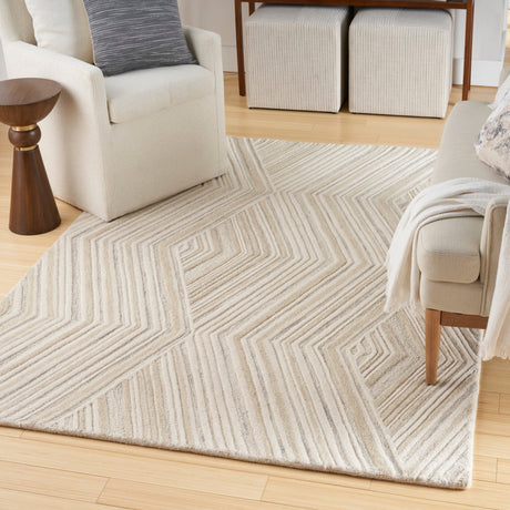 Nourison Graceful Gru03 Ivory Rug - Nourison - 99446970572