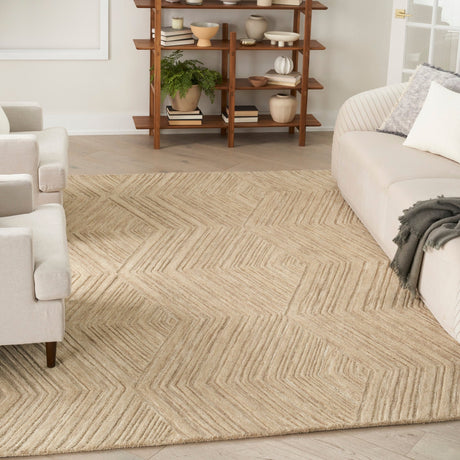 Nourison Graceful Gru03 Taupe Rug - Nourison - 99446970626