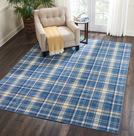 Nourison Grafix Grf03 Blue Rug - Nourison - 99446411617