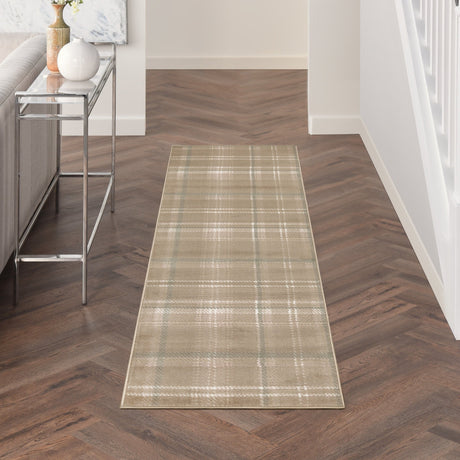 Nourison Grafix Grf03 Taupe Rug - Nourison - 99446935700