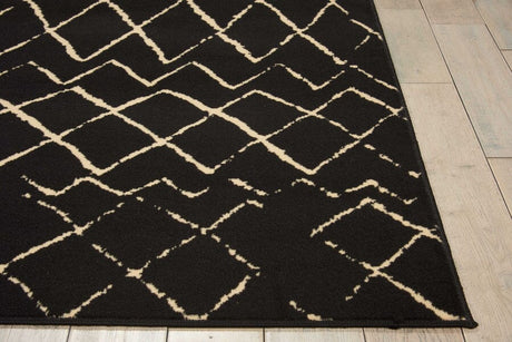 Nourison Grafix Grf04 Black Rug - Nourison - 39476