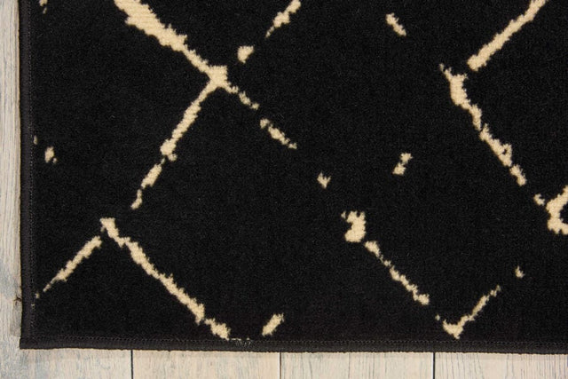 Nourison Grafix Grf04 Black Rug - Nourison - 39476