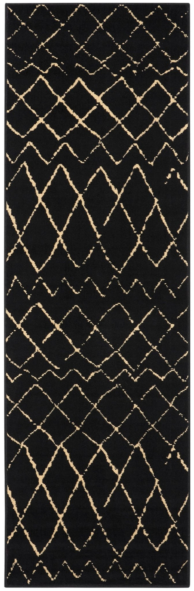 Nourison Grafix Grf04 Black Rug - Nourison - 99446039675