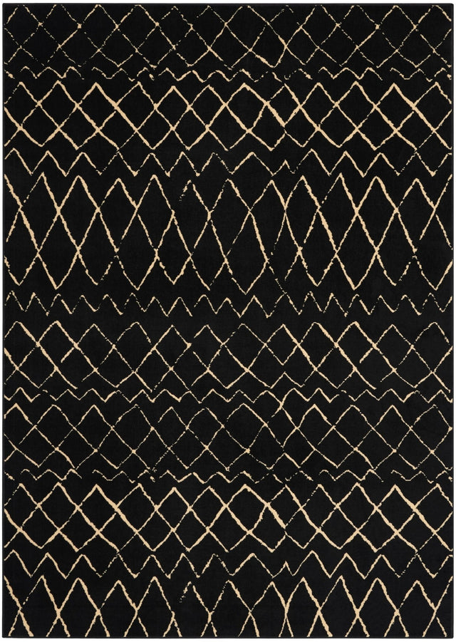 Nourison Grafix Grf04 Black Rug - Nourison - 99446809476