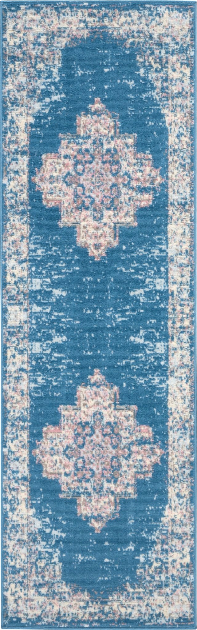 Nourison Grafix Grf14 Blue Rug - Nourison - 99446477866