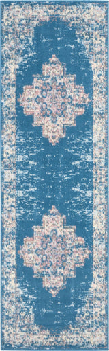 Nourison Grafix Grf14 Blue Rug - Nourison - 99446477866