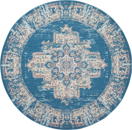 Nourison Grafix Grf14 Blue Rug - Nourison - 99446481566