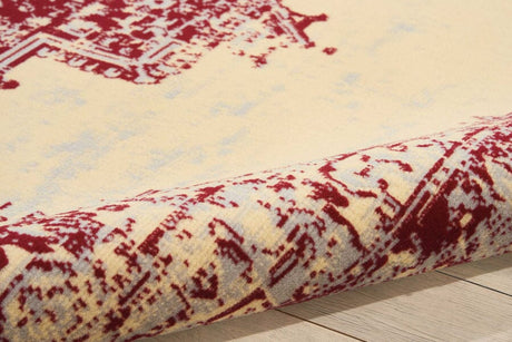 Nourison Grafix Grf14 Cream Red Rugs - Nourison - 99446809834