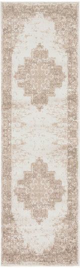 Nourison Grafix Grf14 Ivory Beige Rug - Nourison - 99446935748
