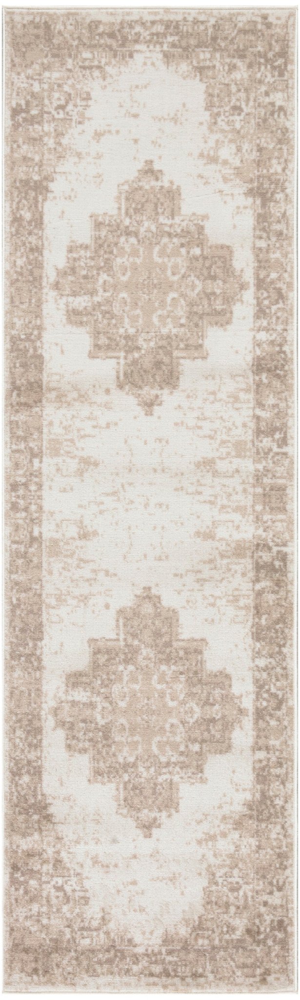 Nourison Grafix Grf14 Ivory Beige Rug - Nourison - 99446935748