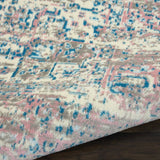 Nourison Grafix Grf14 Ivory/Pink Rug - Nourison - 99446113726