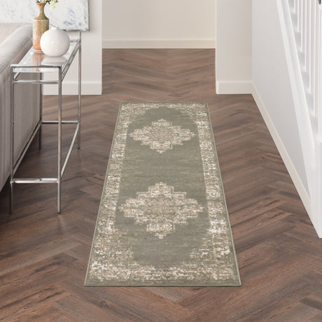 Nourison Grafix Grf14 Olive Rug - Nourison - 99446935786