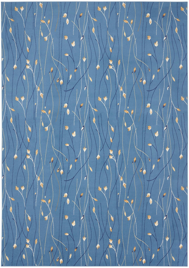 Nourison Grafix Grf15 Light Blue Rug - Nourison - 99446116246