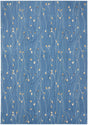 Nourison Grafix Grf15 Light Blue Rug - Nourison - 99446116246