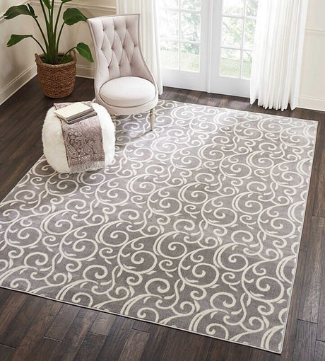 Nourison Grafix Grf19 Grey Rug - Nourison - 41192