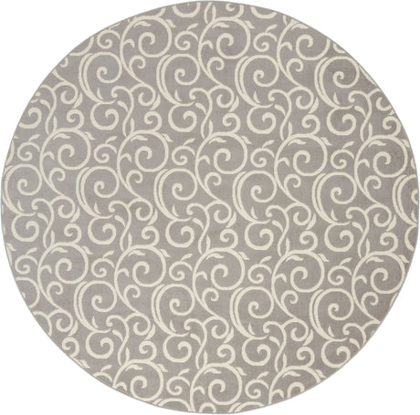 Nourison Grafix Grf19 Grey Rug - Nourison - 99446459183