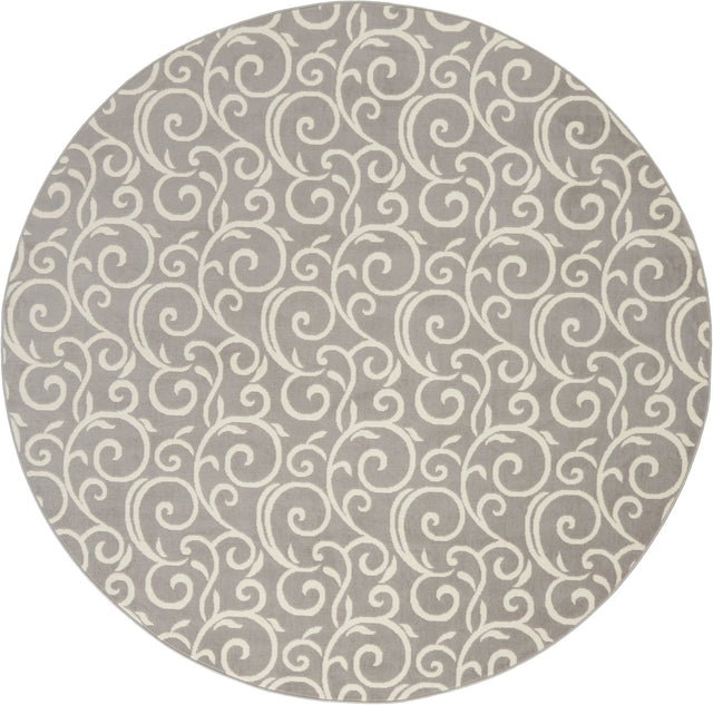 Nourison Grafix Grf19 Grey Rug - Nourison - 99446459183