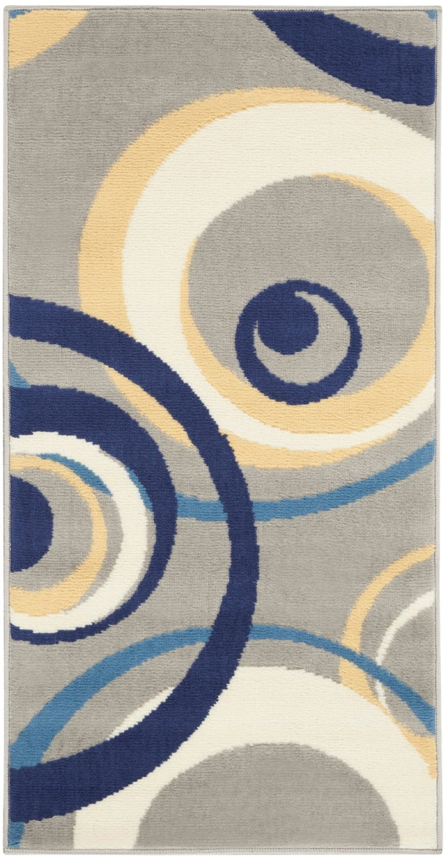 Nourison Grafix Grf21 Grey Rug - Nourison - 99446809926