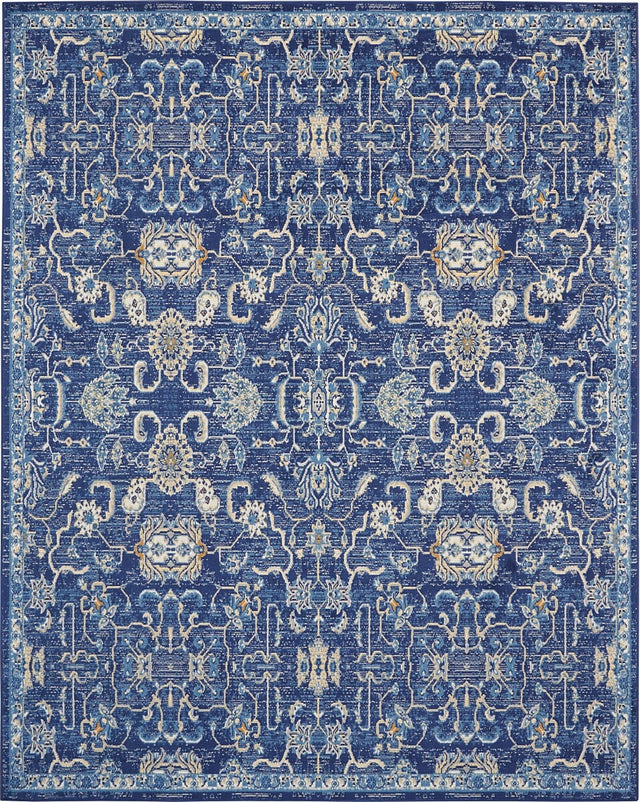 Nourison Grafix Grf24 Navy Rug - Nourison - 99446472236