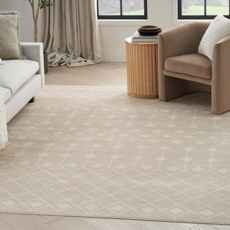 Nourison Grafix Grf37 Beige Rug - Nourison - 99446935939