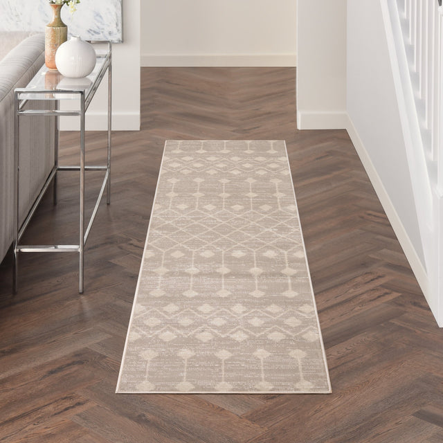 Nourison Grafix Grf37 Beige Rug - Nourison - 99446935946