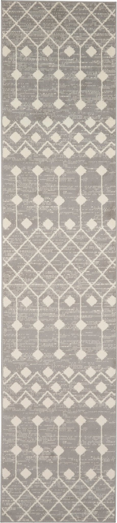 Nourison Grafix Grf37 Grey Rugs - Nourison - 99446086150