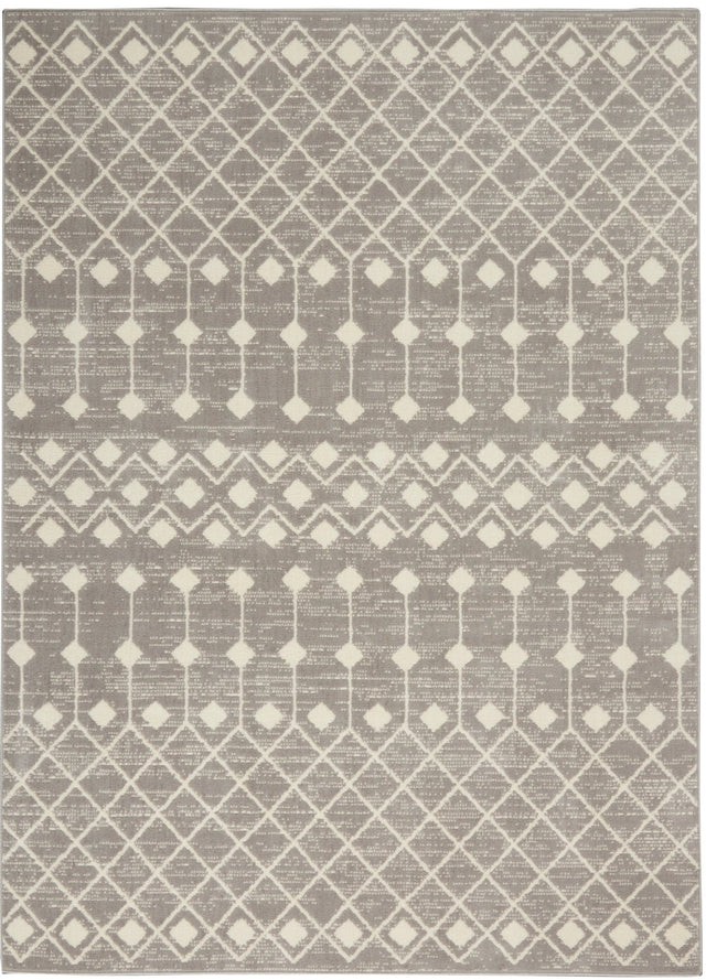 Nourison Grafix Grf37 Grey Rugs - Nourison - 99446809544