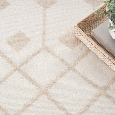 Nourison Grafix Grf37 Ivory Beige Rug - Nourison - 99446935984