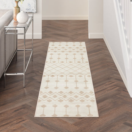 Nourison Grafix Grf37 Ivory Beige Rug - Nourison - 99446935984