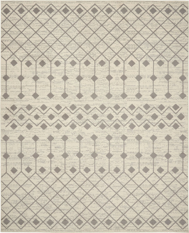 Nourison Grafix Grf37 Ivory/Grey Rugs - Nourison - 99446753151