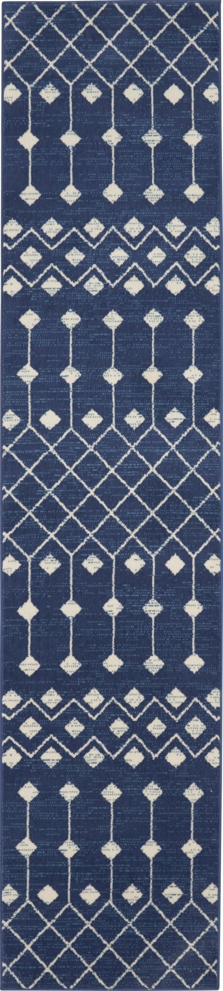 Nourison Grafix Grf37 Navy Rugs - Nourison - 99446753267