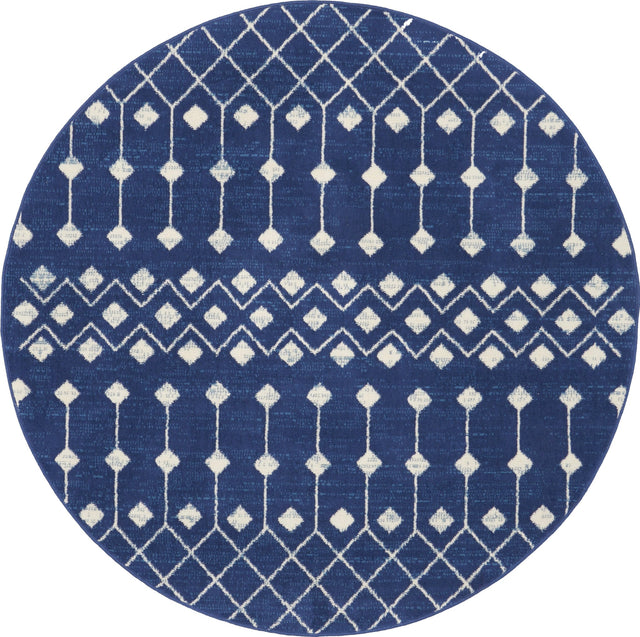 Nourison Grafix Grf37 Navy Rugs - Nourison - 99446753359