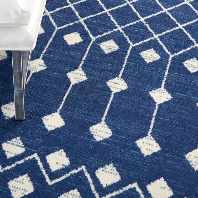 Nourison Grafix Grf37 Navy Rugs - Nourison - 99446753359