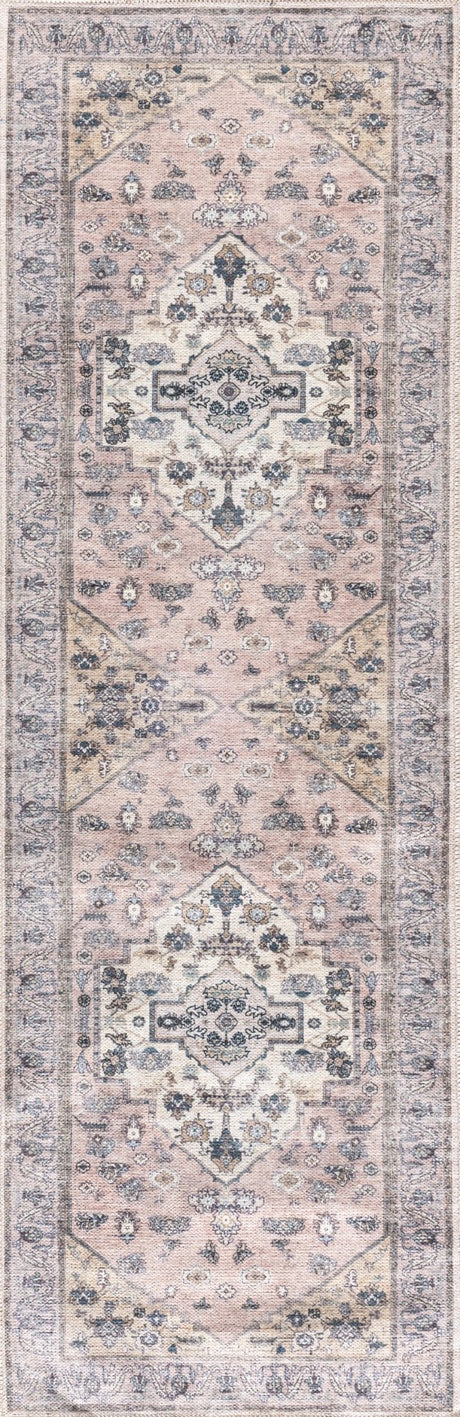 Nourison Grand Washables Grw03 Blush Rug - Nourison - 99446906205