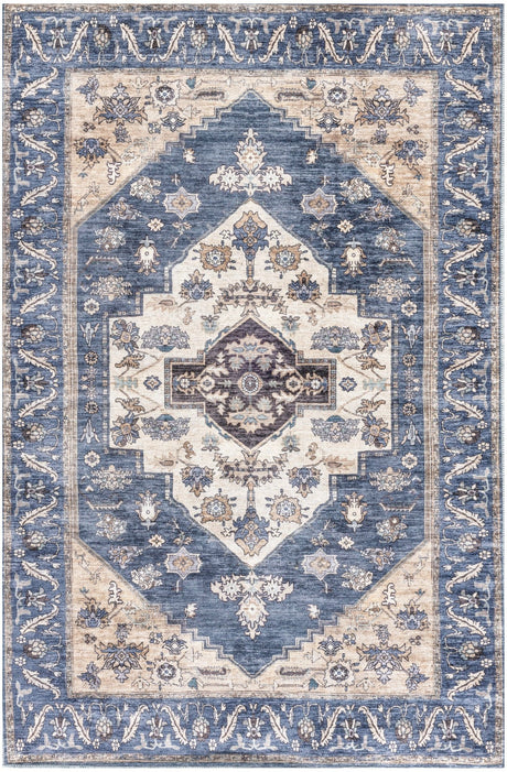 Nourison Grand Washables Grw03 Denim Rug - Nourison - 99446906144