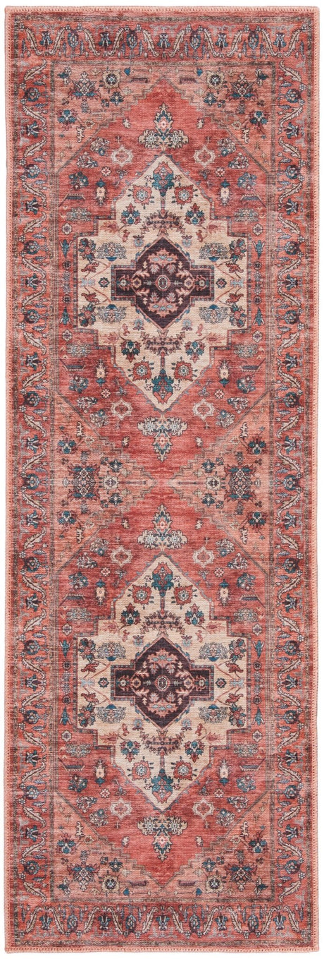 Nourison Grand Washables Grw03 Rust Multicolor Rug - Nourison - 99446110749