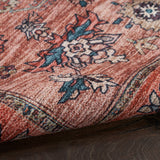 Nourison Grand Washables Grw03 Rust Multicolor Rug - Nourison - 99446110749