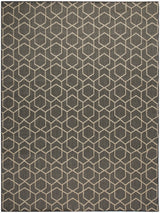 Nourison Horizon Indoor/Outdoor HOZ01 Charcoal Contemporary Area Rugs