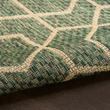 Nourison Horizon Indoor/Outdoor HOZ01 Green Contemporary Area Rugs - 841491126394