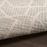 Nourison Horizon Indoor/Outdoor HOZ01 Grey Contemporary Area Rugs - 841491126301