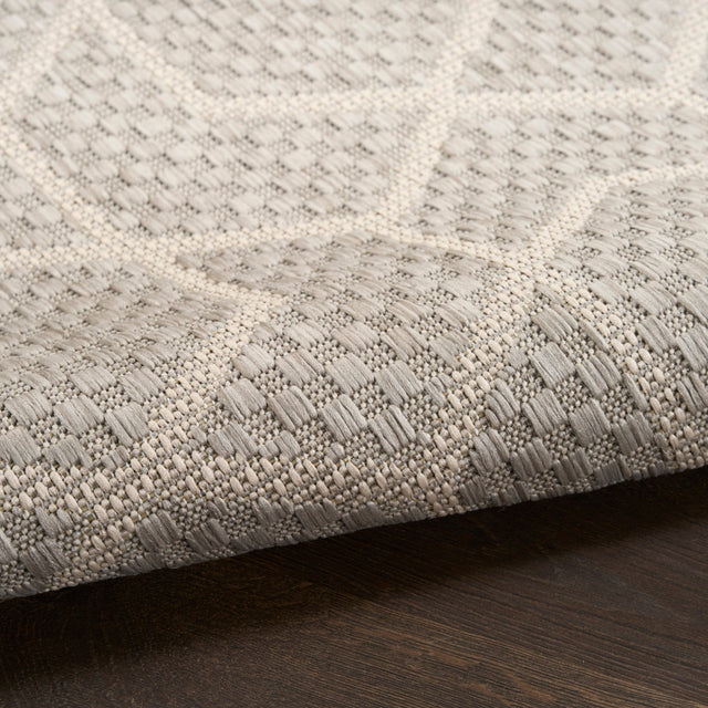 Nourison Horizon Indoor/Outdoor HOZ01 Grey Contemporary Area Rugs - 841491126301
