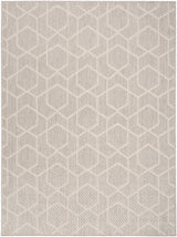 Nourison Horizon Indoor/Outdoor HOZ01 Grey Contemporary Area Rugs
