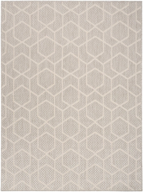 Nourison Horizon Indoor/Outdoor HOZ01 Grey Contemporary Area Rugs