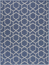 Nourison Horizon Indoor/Outdoor HOZ01 Navy Contemporary Area Rugs