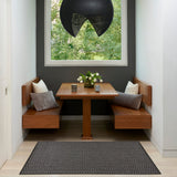 Nourison Horizon Indoor/Outdoor HOZ02 Black Contemporary Area Rugs