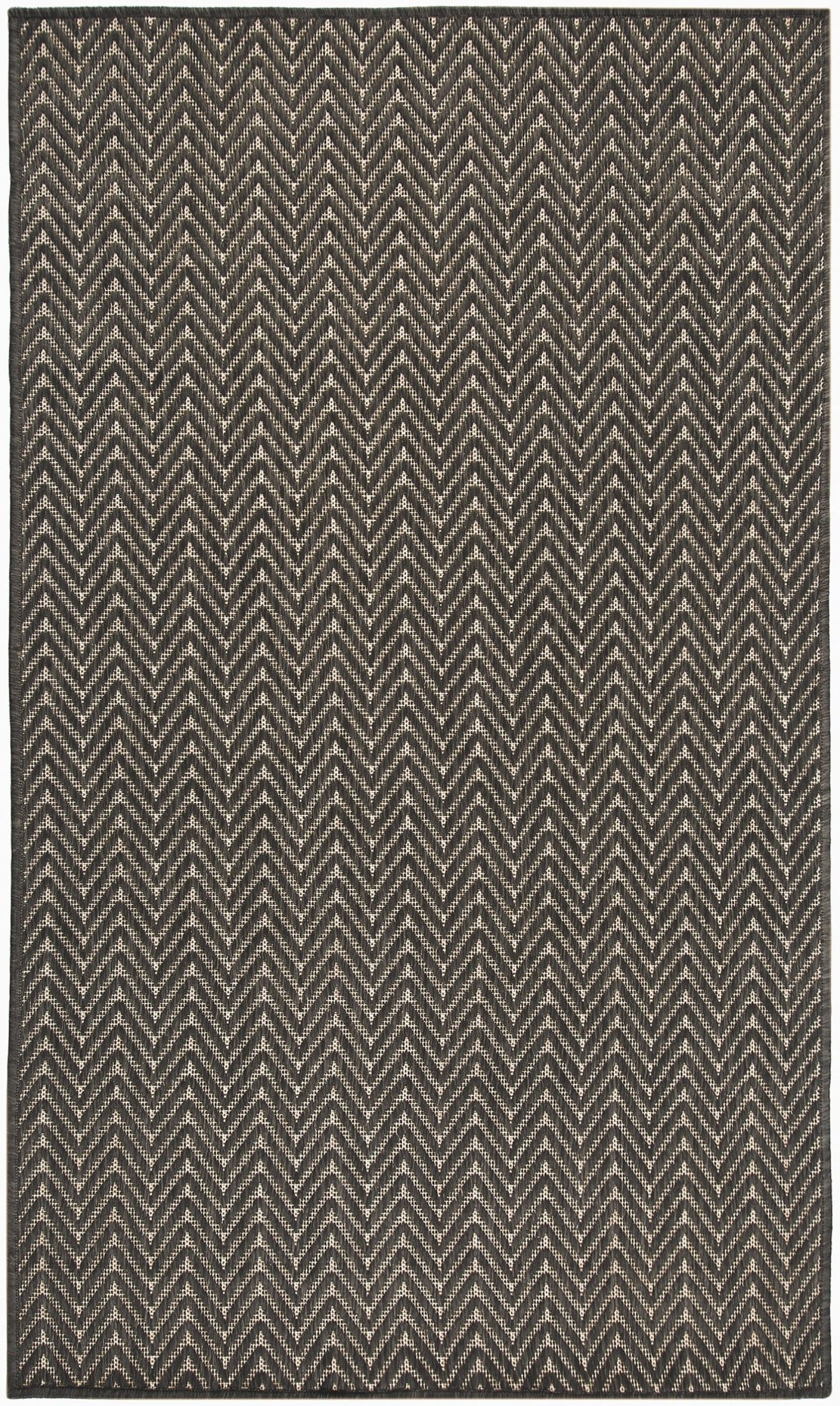 Nourison Horizon Indoor/Outdoor HOZ02 Charcoal Contemporary Area Rugs