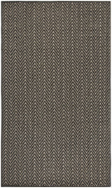 Nourison Horizon Indoor/Outdoor HOZ02 Charcoal Contemporary Area Rugs