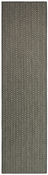 Nourison Horizon Indoor/Outdoor HOZ02 Charcoal Contemporary Area Rugs
