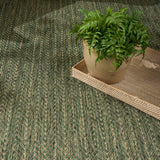 Nourison Horizon Indoor/Outdoor HOZ02 Green Contemporary Area Rugs